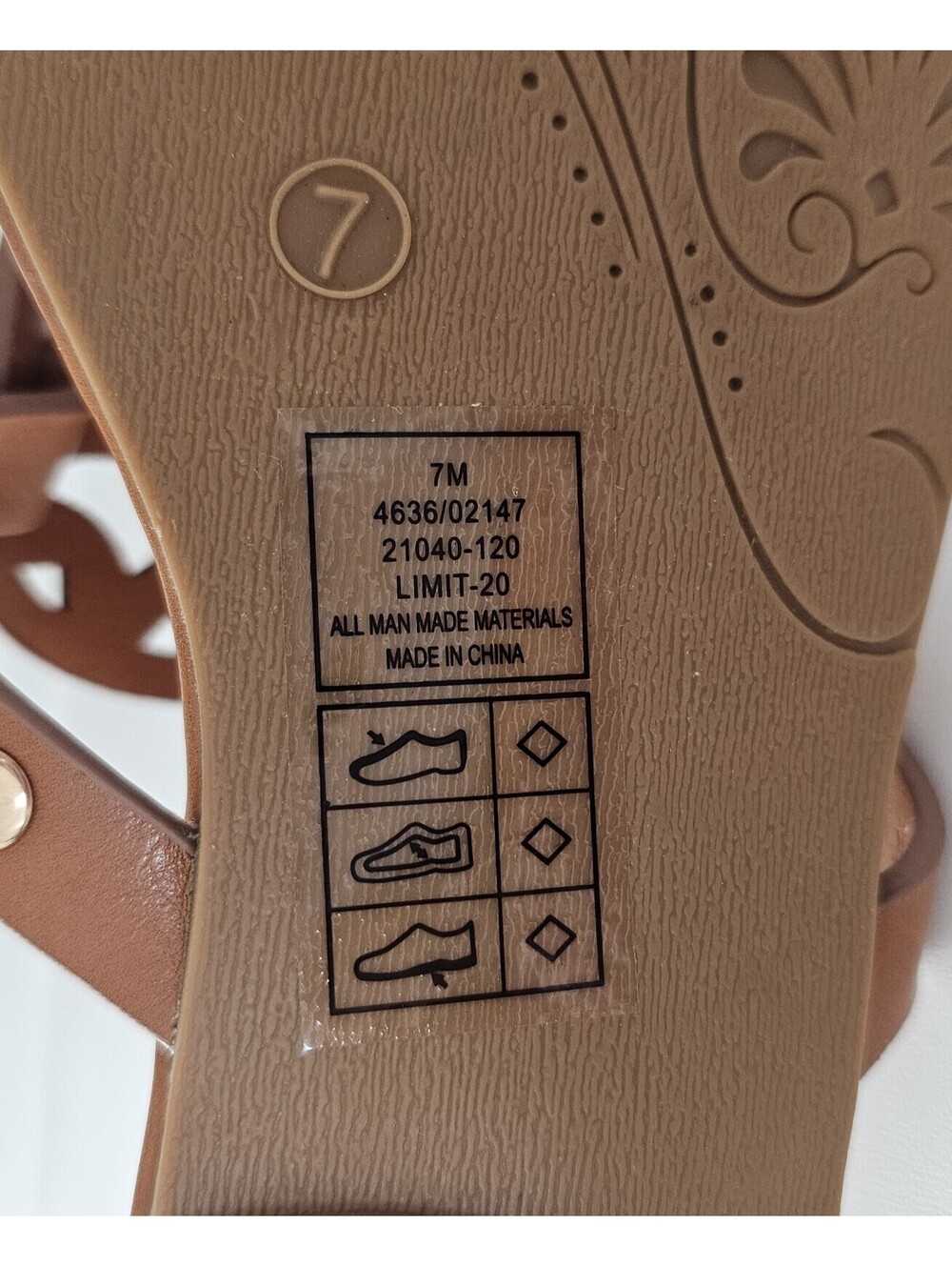 Pierre Dumas Women's Limit-20 Tan Sandals Size US 7 - Picture 4 of 10